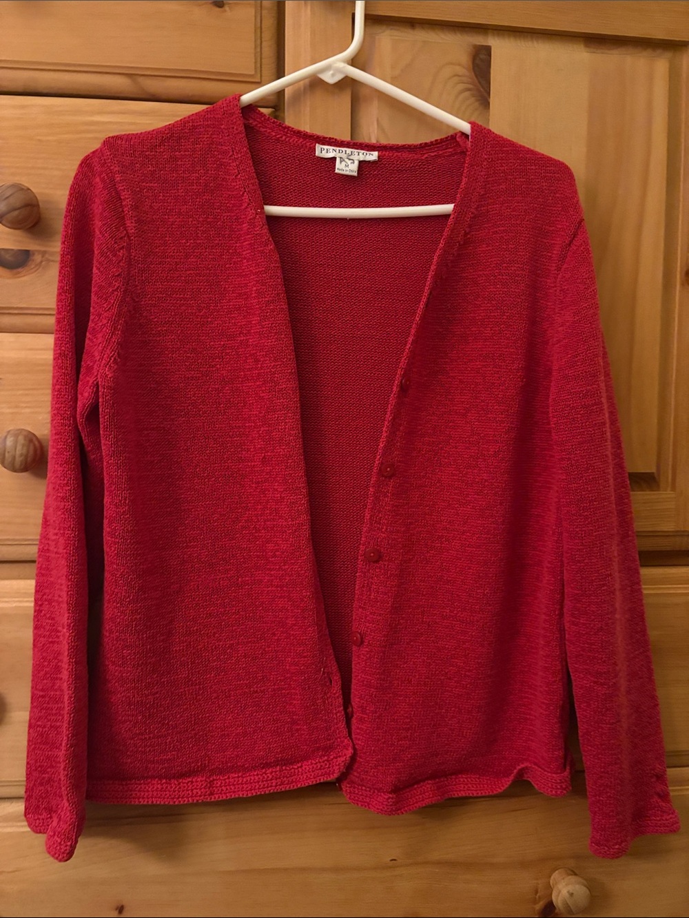 Red Pendleton Sweater